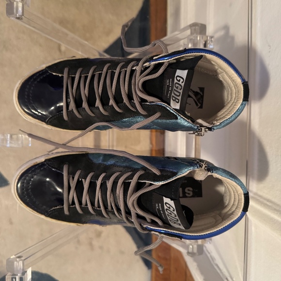 Golden Goose Patent Leather Slide High Tops - Picture 2 of 7